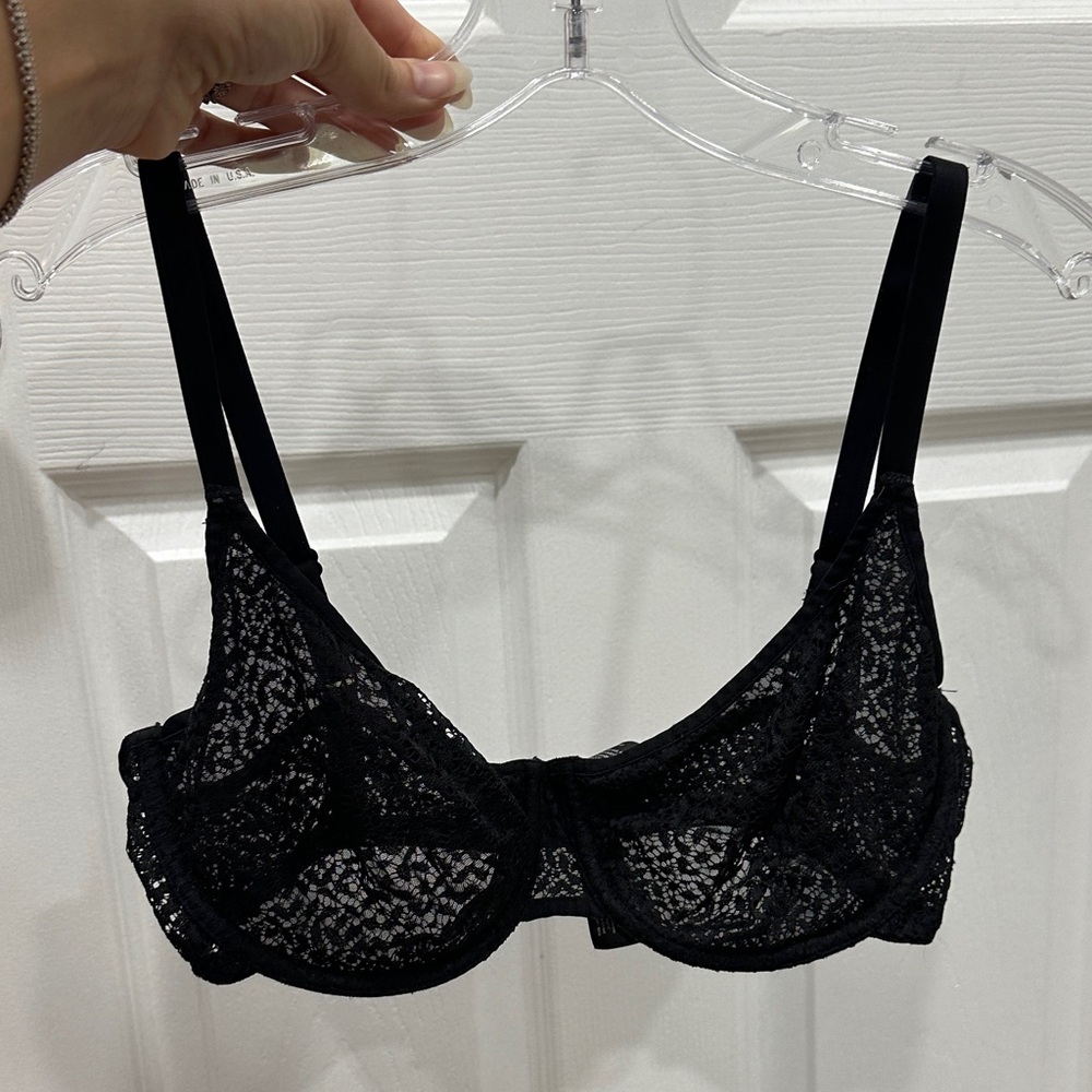 DKNY Black Lace Bra